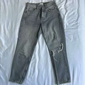 Women’s Zara Gray Distressed Jeans